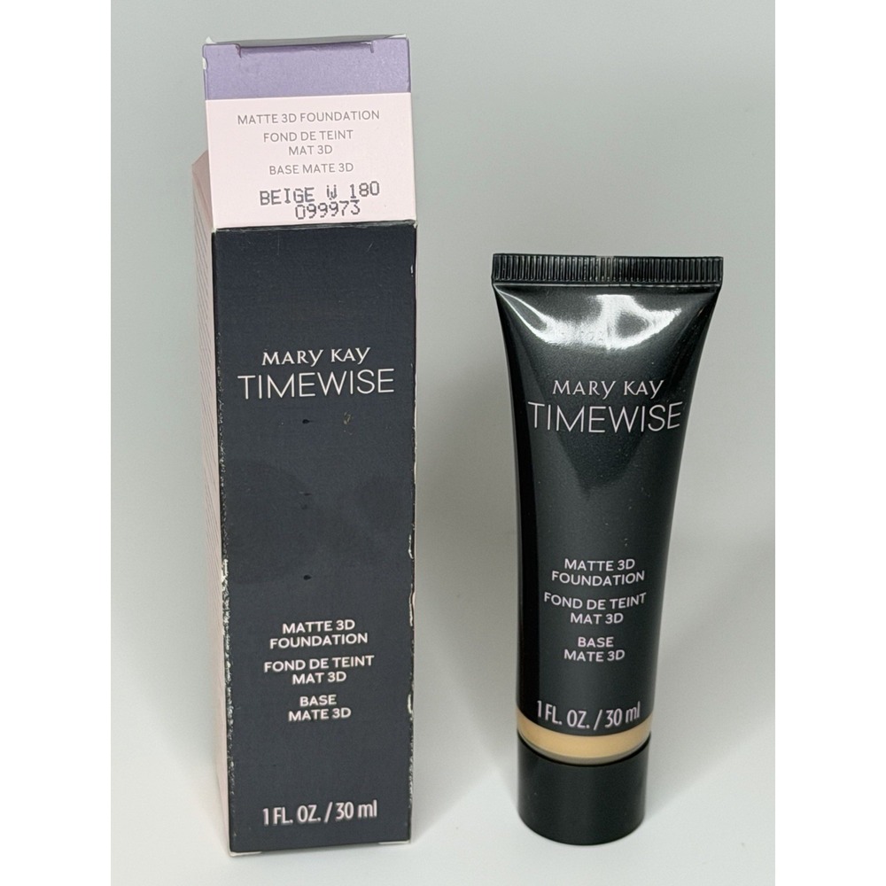 Mary Kay TimeWise MATTE 3D Liquid Foundation Shade BEIGE W 180 (099973) NIB!